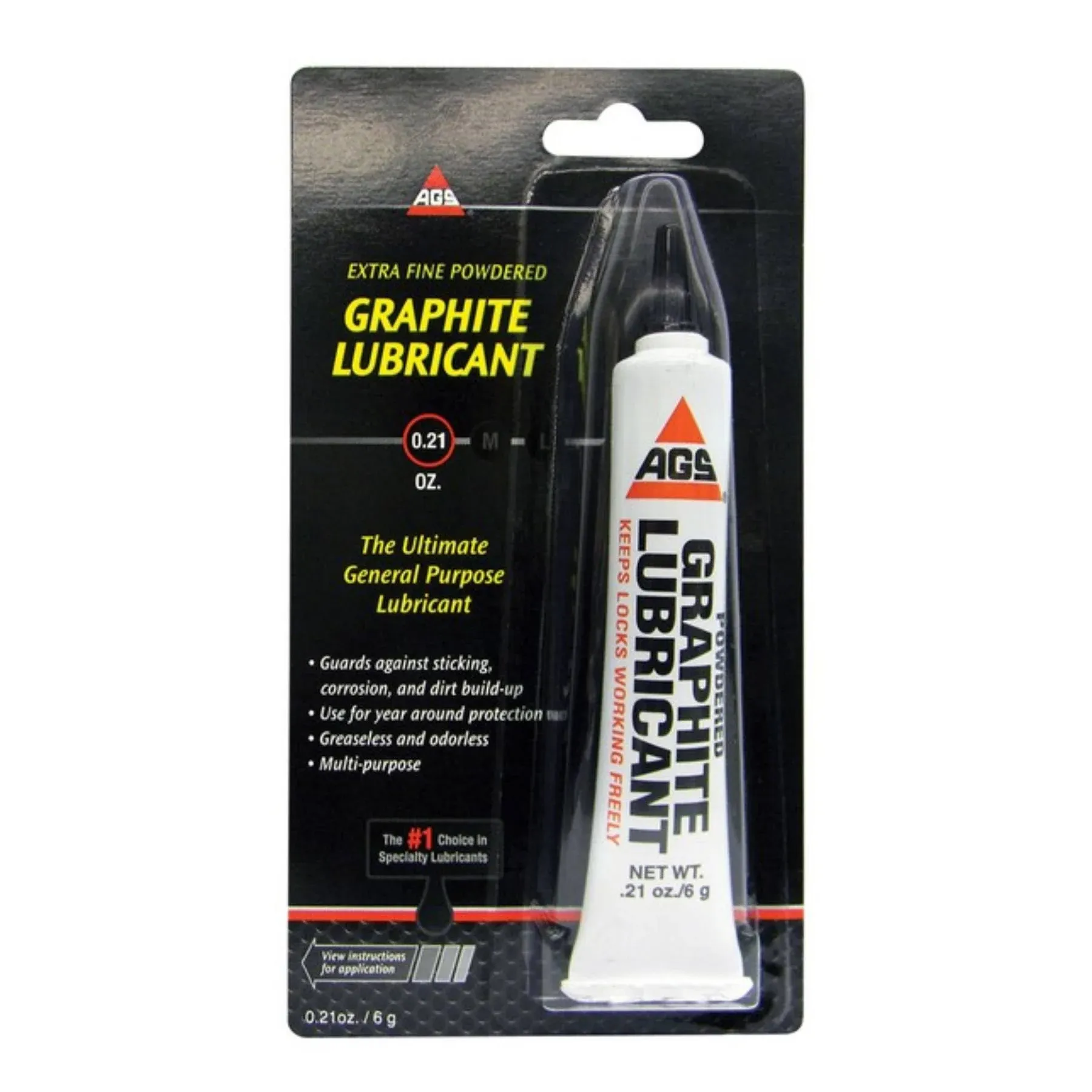 (2 Cards) AGS Extra Fine Graphite Powder Dry Lubricant  New