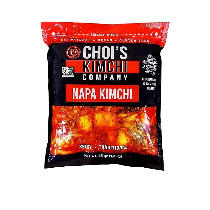 Half Gallon Spicy Napa Cabbage Kimchi by Choi's Kimchi Co. Made in USA