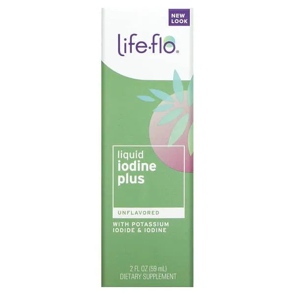 Life Flo Iodine Plus, Liquid, Liquid Drops - 2 fl oz