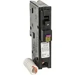 Square D HOM120DFC Homeline Single-Pole Dual Function Circuit Breaker, 20 Amp