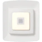 Broan Nutone FG800SPKNS Bluetooth Speaker Quick Install Bathroom Exhaust Fan Grille/Cover w/ LED Light