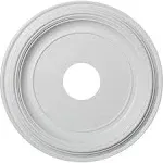 Ekena Millwork CMP16TR Traditional Ceiling Medallion, 16"OD, Unfinished