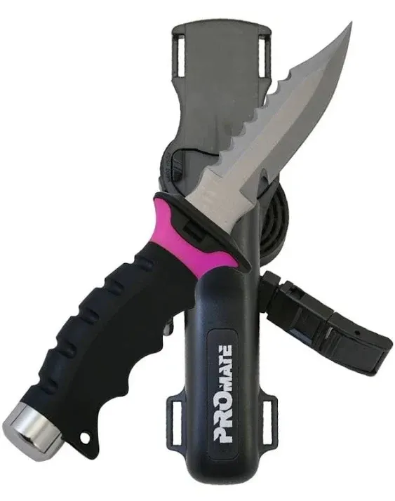 Promate Barracuda Sharp Tip Scuba Diving Knife (5 inch Blade) - Kf510, Size: One ...