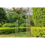 Safavieh Outdoor Aliya Victorian Trellis Iron Arbor