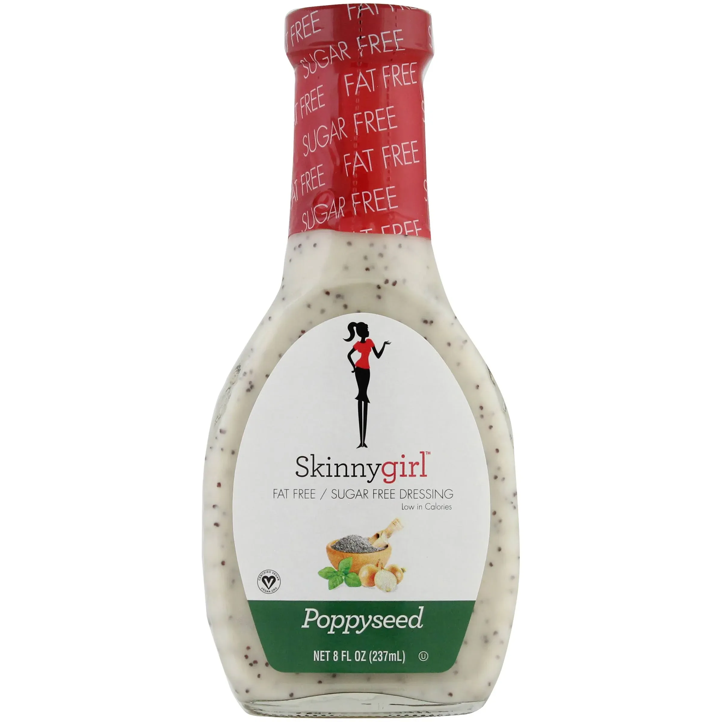 Skinnygirl Dressing, Sugar Free, Poppyseed - 8 fl oz