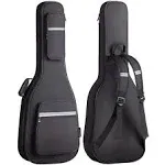 cahaya Electric Guitar Bag Premium Padded Gig Bag Soft Case 12 mm Thick Padding with Reflective Bands CY0201