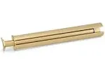 Kitchen Inventions Tag Hardware Premium 11 3/4 inch Long Pullout Closet Wardrobe Valet Rod (Matte Gold)