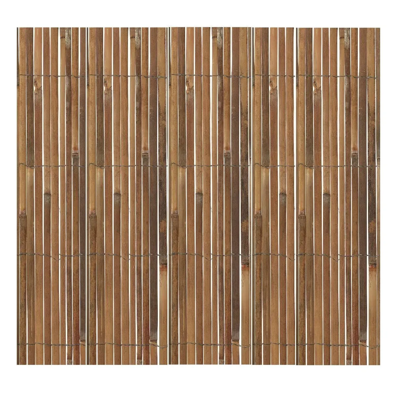 Harbor Gardens R669HG 13 ft. x 6 ft. 6 in. Split Bamboo Fence, Natural