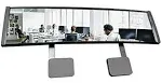 New! High Definition Wide Angle Rear View Mirror for PC Monitors or Anywhere: EX Large by ModTek (1 Pack)