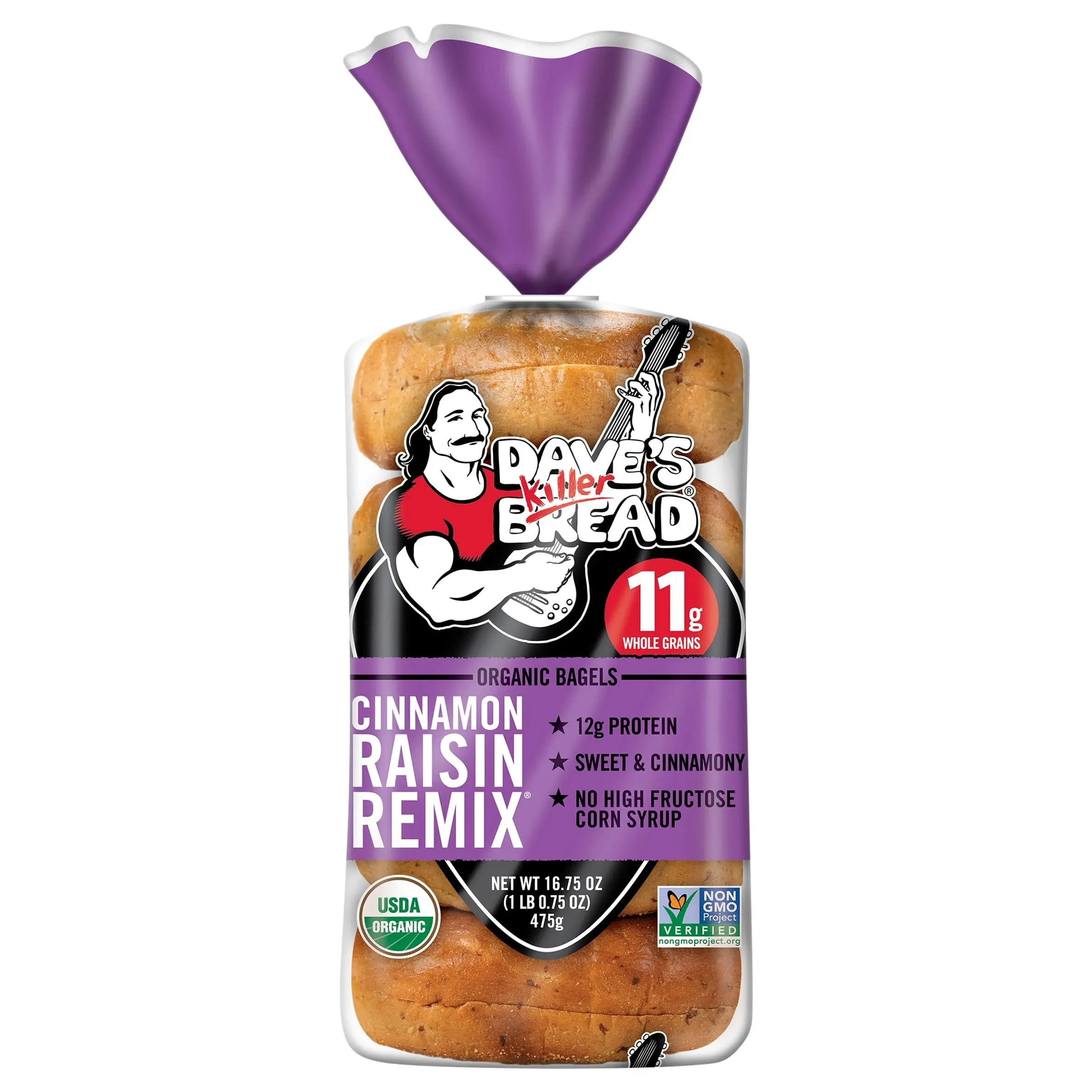 Dave's Killer Bread Organic Cinnamon Raisin Remix Bagels