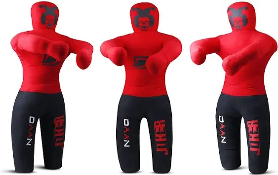 DAAN MMA Grappling Dummy for Kids BJJ Wrestling Dummy Punching Bag MMA Brazilian Jiu Jitsu Children Judo Youth Throwing Boxing Dummy Dummies UNFILLED