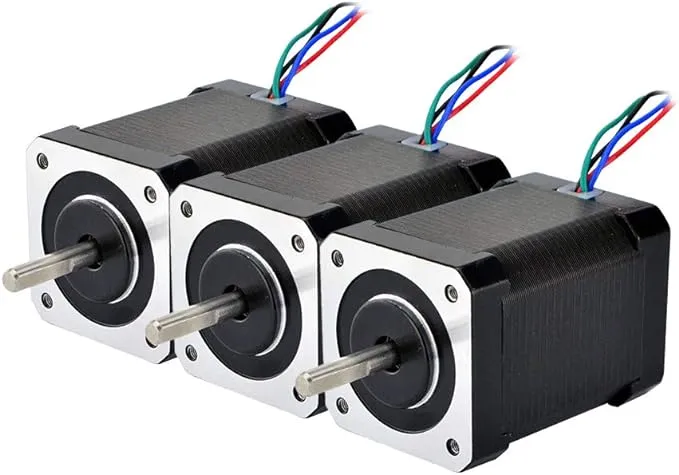 3pcs Nema 17 Bipolar Stepper Motor Kit 92oz.in 2.1a 4-lead 60mm Hobby CNC