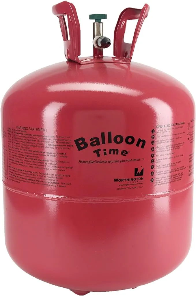 Worthington Cylinder Corp 347138 14.9 cu. Ft. Disposable Helium Tank