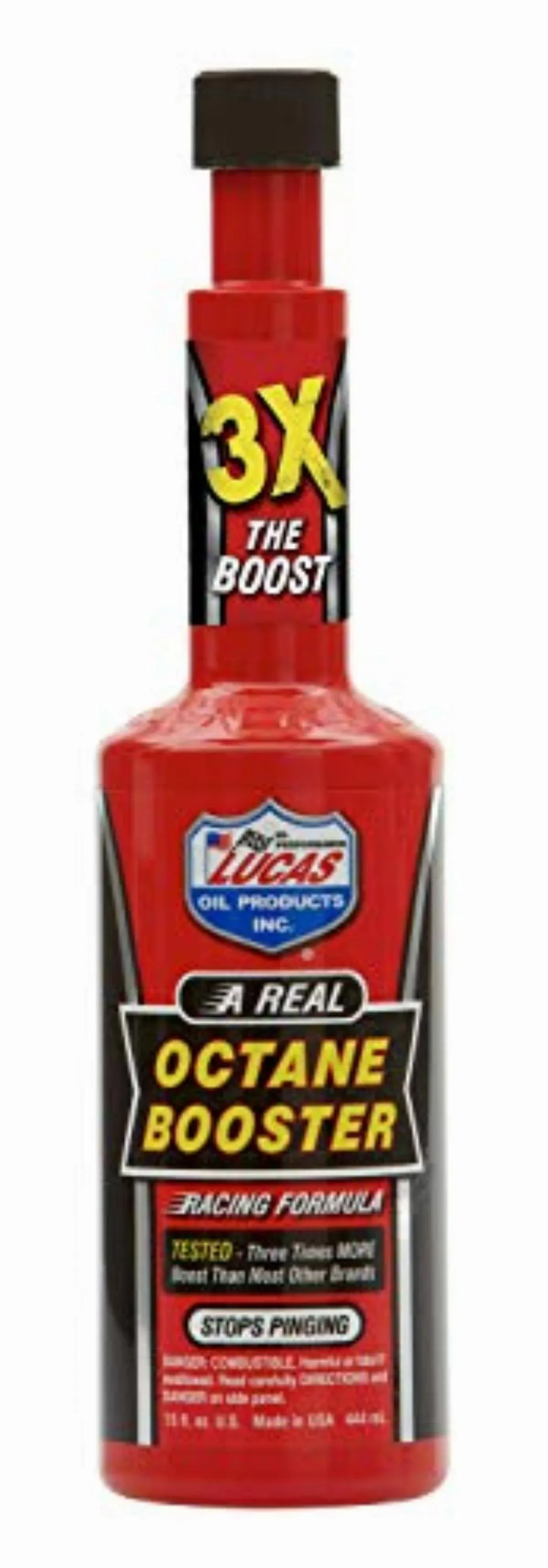 Lucas Oil Products Octane Booster Performance Enhancer Fuel Additive 15-Ounce | Booster Octane 15oz | 10026