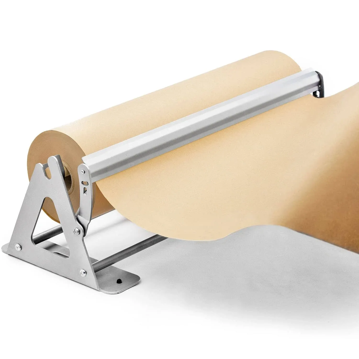 Paper Roll Dispenser and Cutter - Heavy Duty Kraft, Freezer, and Butcher Pape...