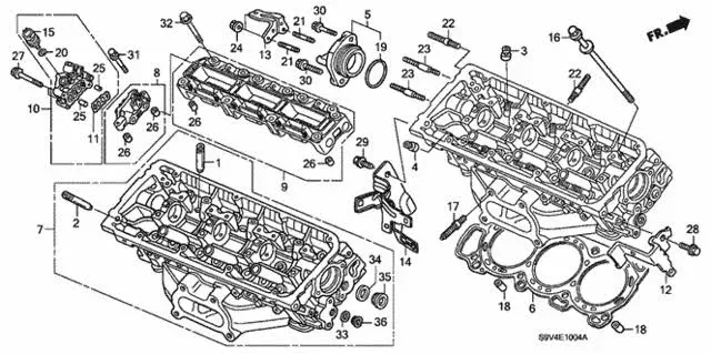 Genuine Honda 15810-RKB-J01 Spool Valve Assembly