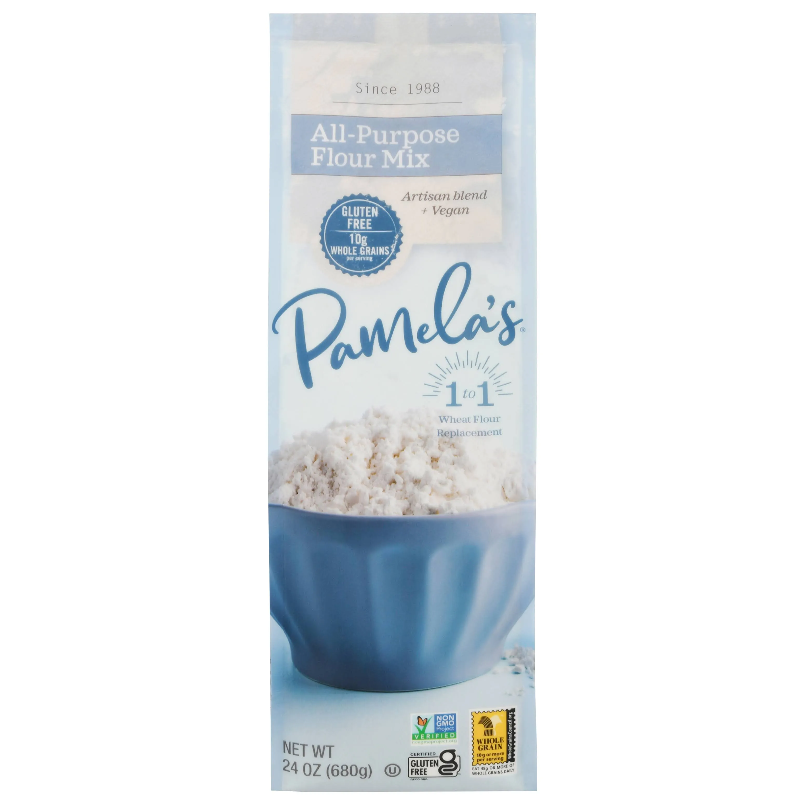 Pamelas Flour, All-Purpose, Gluten-Free - 24 oz