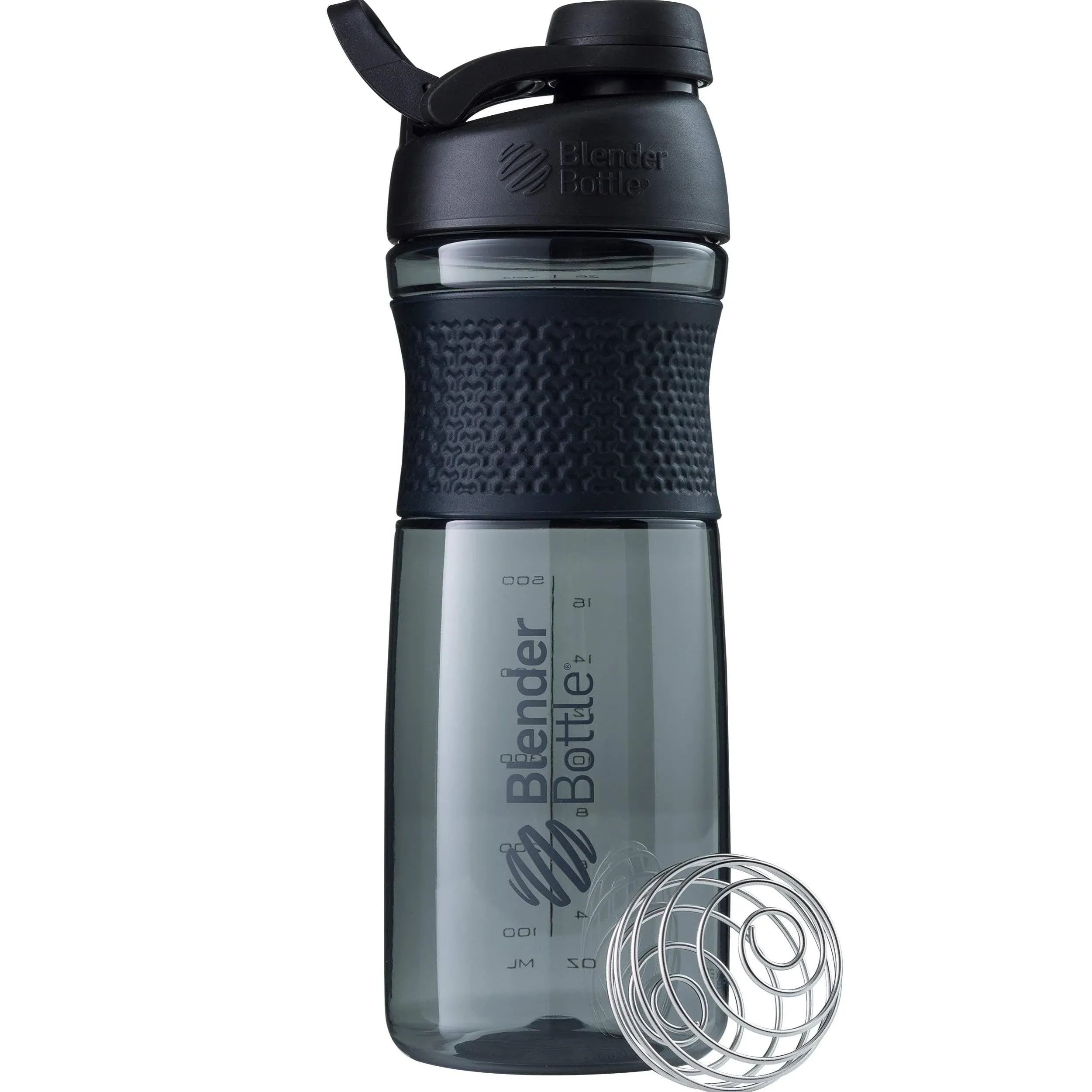 BlenderBottle - SportMixer 28 oz Water Bottle/Shaker Cup - Black