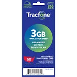 Tracfone $60, 1200 Minutes, 1200 Text, 3GB / 365-Day Plan (Physical Delivery)