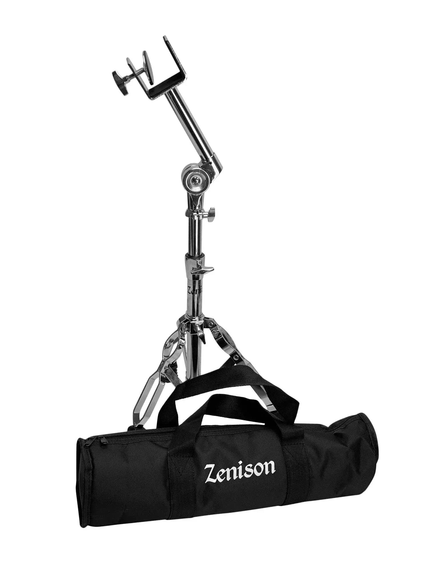 Bongo Stand+GIG Bag, Chrome Pro Double Braced Pivot Adjustable Latin Percussion