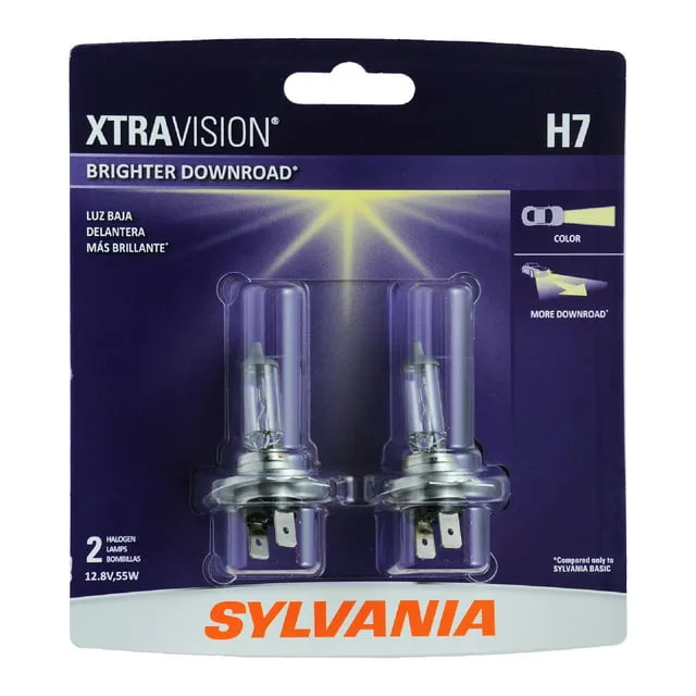 Sylvania H1 XtraVision Halogen Headlight Bulb, Pack of 1