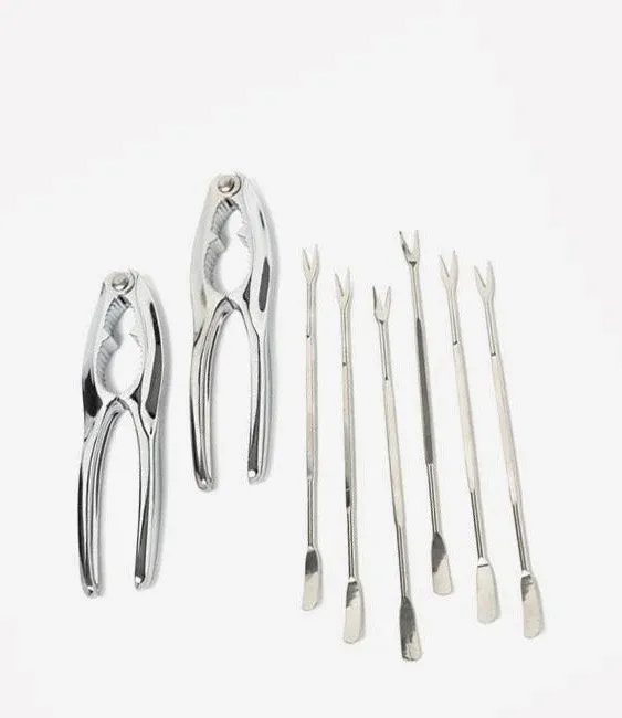 Fox Run 8-Piece Seafood Tool Set, New, Free Shipping