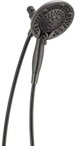 Delta 75588RB In2ition 2.5 GPM Dual Hand Held Rain Shower Heads 2-In-1 Combo With Holder and 72 Inch Hose, Venetian Bronze Finish