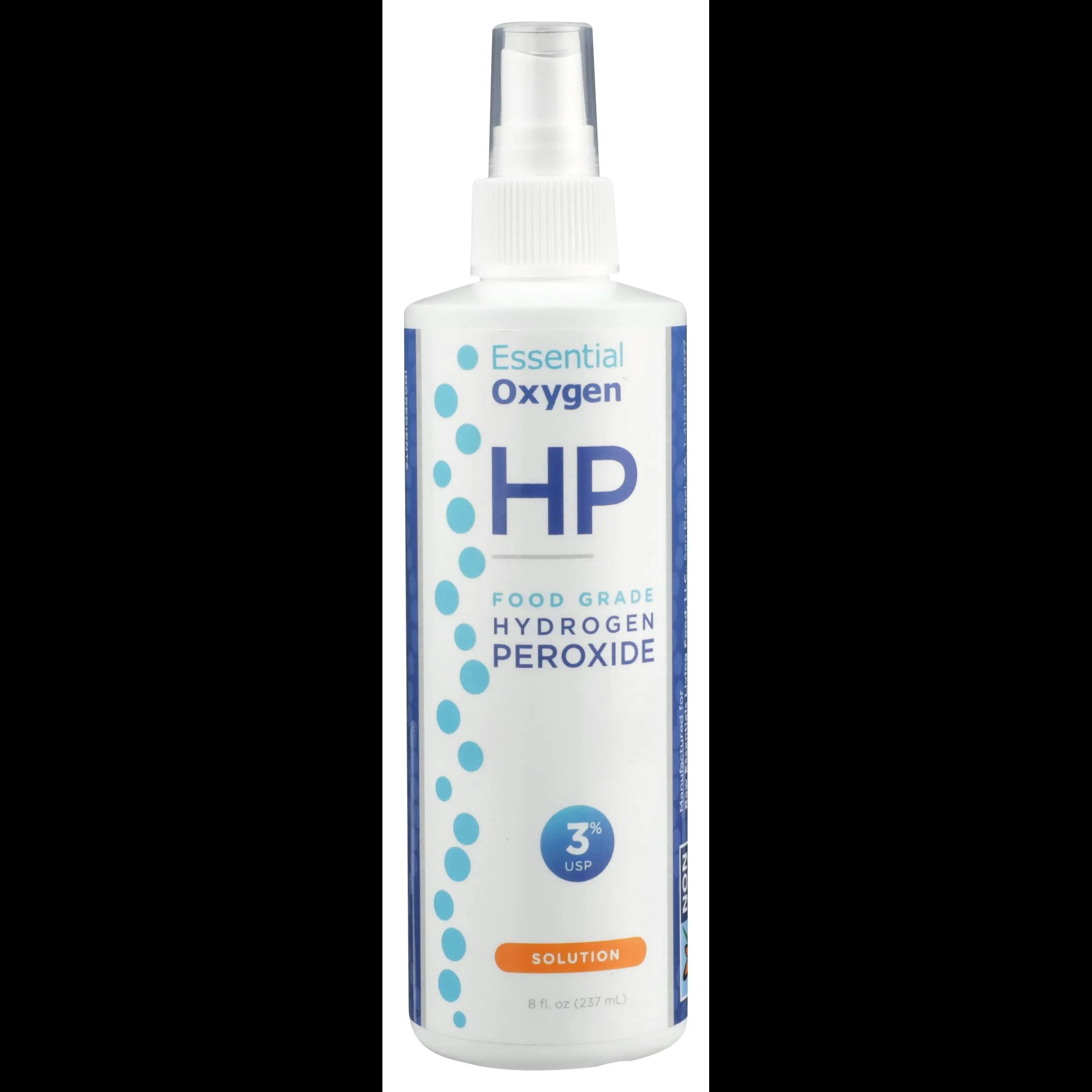 Essential Oxygen Hydrogen Peroxide 3% - Food Grade Spray - 8 oz