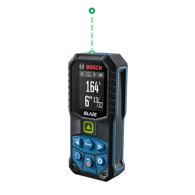 BOSCH GLM165-27CGL 165' Blaze™ Ergonomic Cordless Green Laser Measure w/Bluetooth