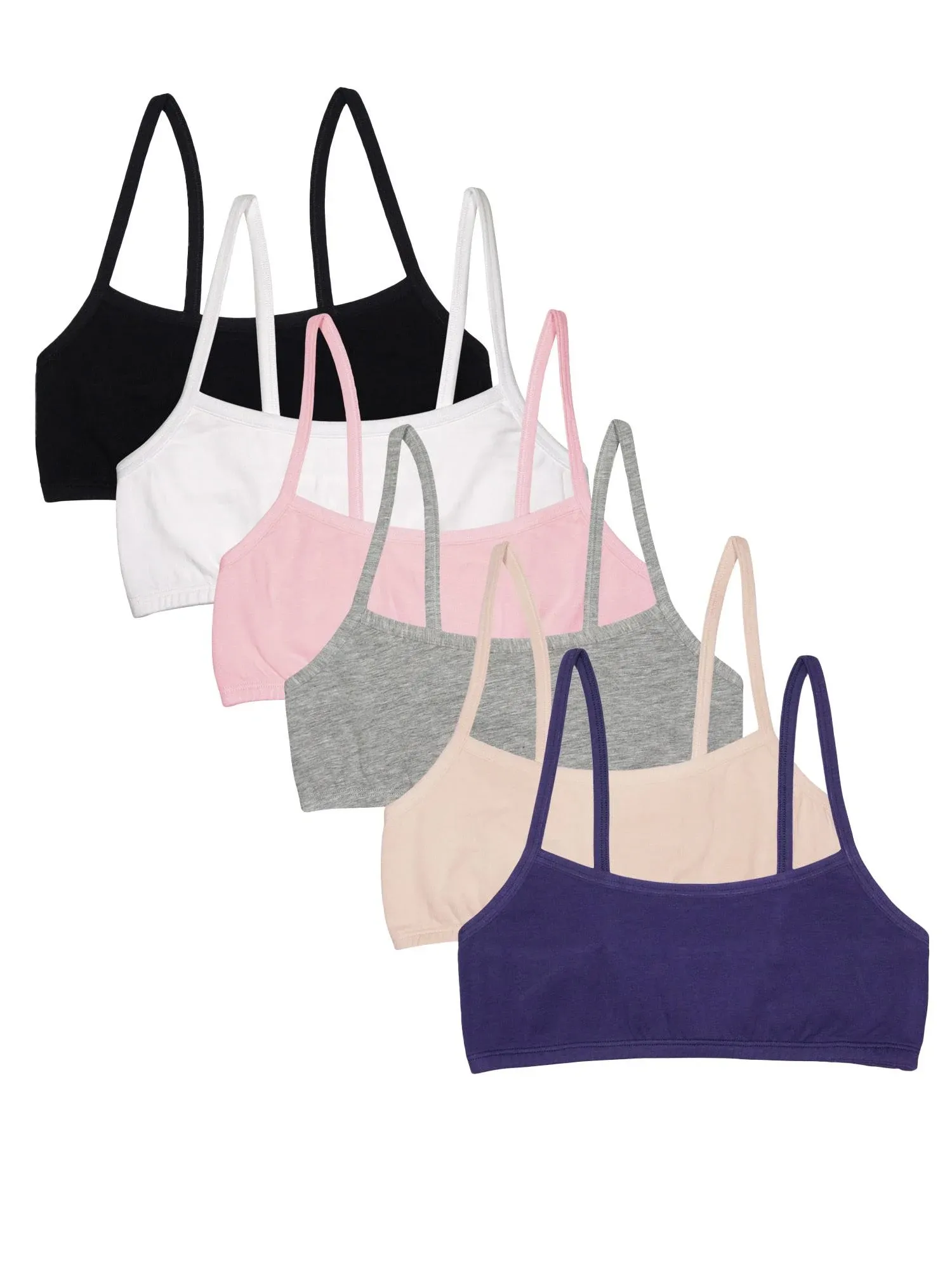 Fruit of the Loom Girls' Spaghetti Strap Sports Bra