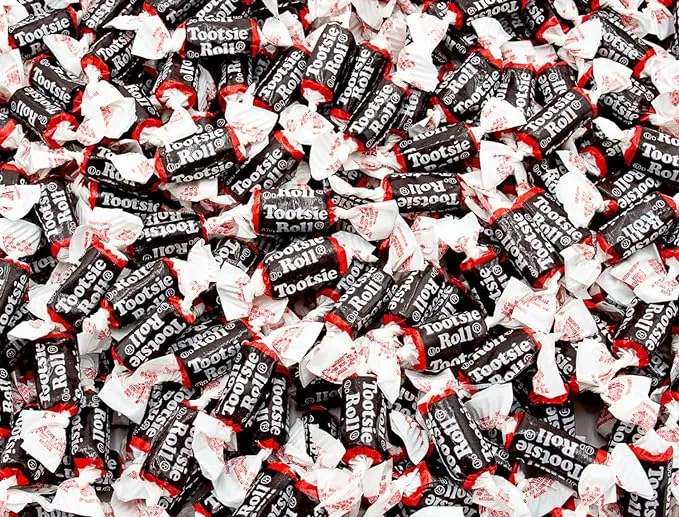 Tootsie Rolls Midgees Taffy Candy 2 lb - Bulk Tootsie Rolls Candy Bag ...