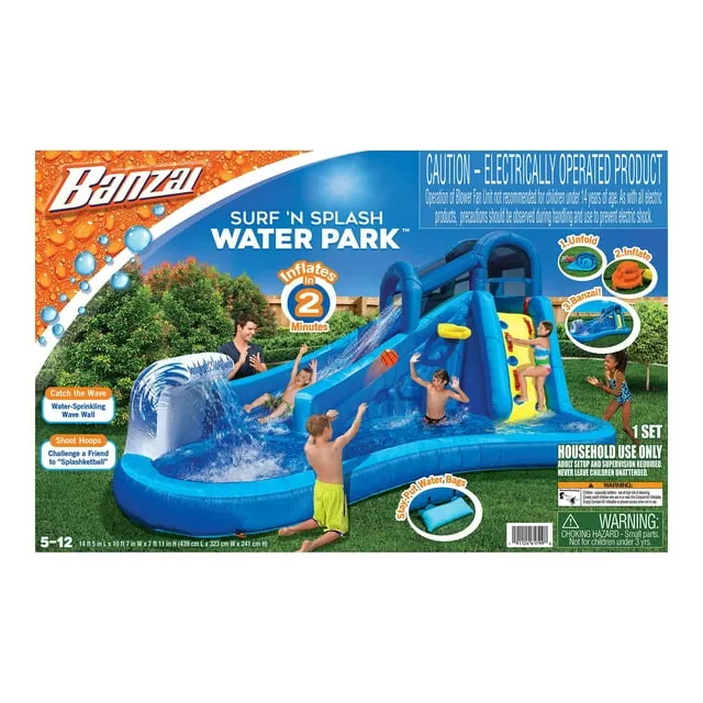 Banzai Surf N' Splash Water Park Slide