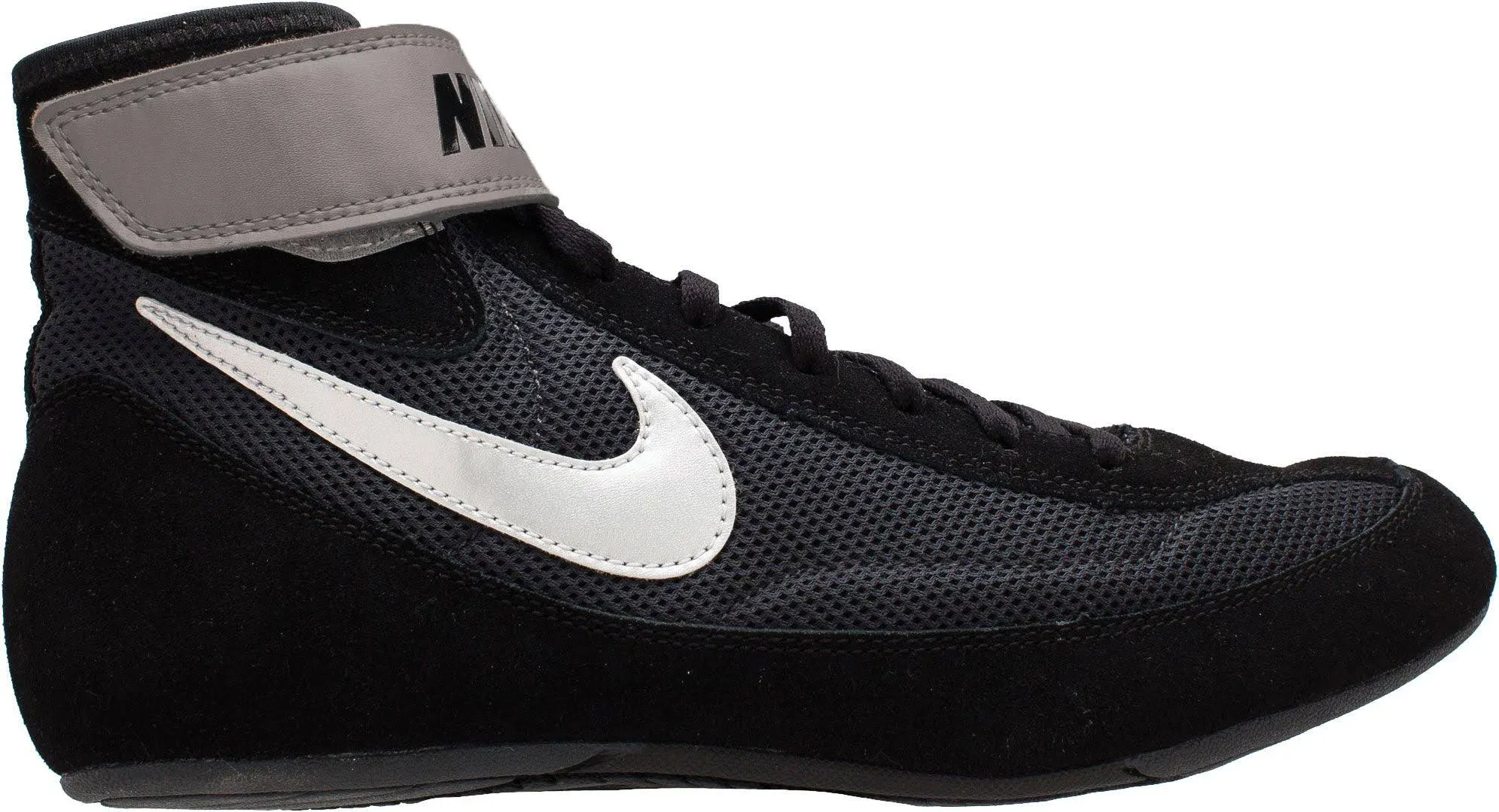 Nike Speedsweep VII Wrestling Shoes (Black / Metallic Silver) 9.5