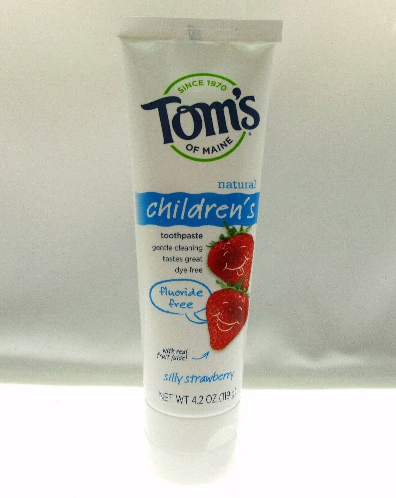 Tom's of Maine Flouride-Free Rapid Relief Sensitive Fresh Mint Toothpaste (4 oz)