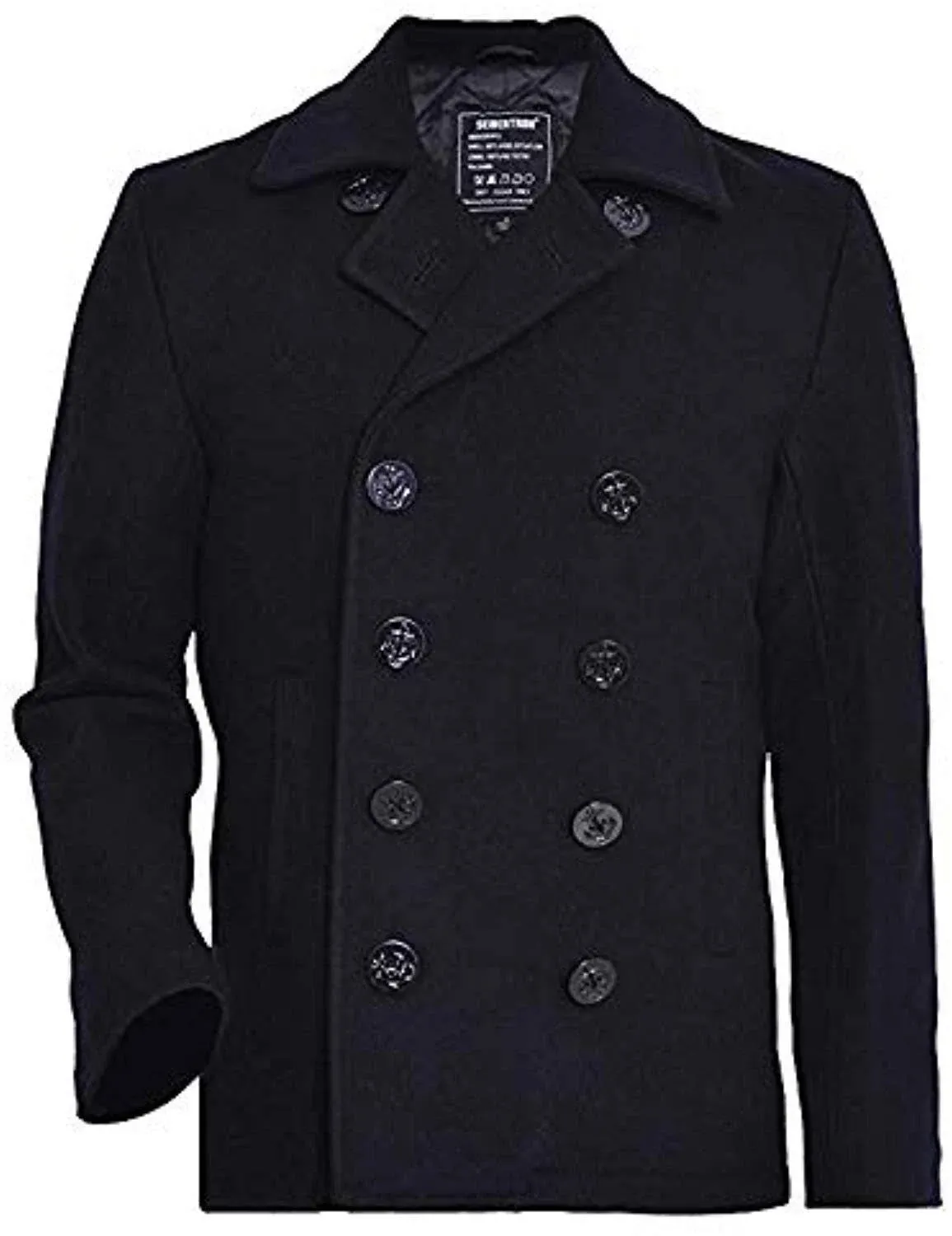 Seibertron Men's Woolen Pea Coat