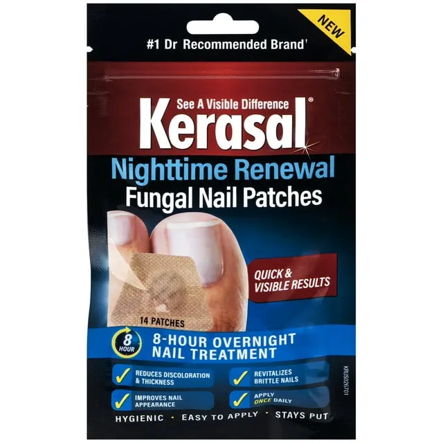 Kerasal Nighttime Renewal Fungal Nail Patches