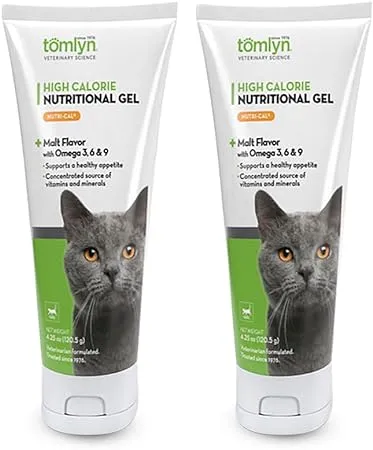 2 Pack Nutri Cal for Cats High Calorie Dietary Supplement, 4.25 Ounce Tube