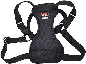 Coastal - Easy Rider - Adjustable Dog Car Harness, Black, MED (20"-30")