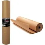 Natural Freezer Paper Roll (18 Inch x 175 Feet) - Poly Coated Moisture Resistant Wrap with Matte Side for Freezing Meats, Protects Against Freezer Burn