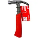 Milwaukee 48-22-9080PB 20oz Curved Claw Smooth Face Hammer w/ 15&quot; Pry Bar