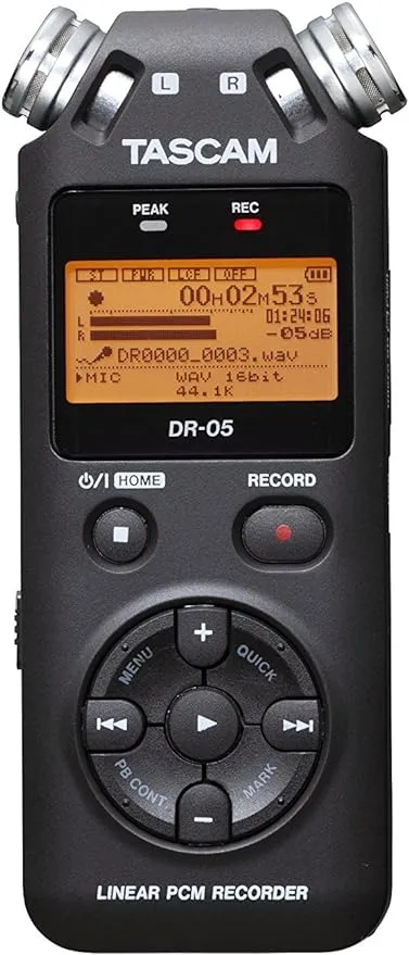 TASCAM DR-05X Stereo Handheld Recorder