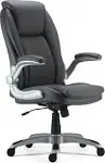 Staples Sorina Bonded Leather Chair Grey (53253)