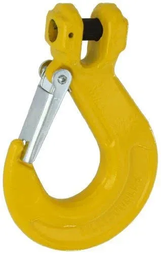 1/2&#034; Grade 80 Clevis Sling Hook with Safety Steel Latch