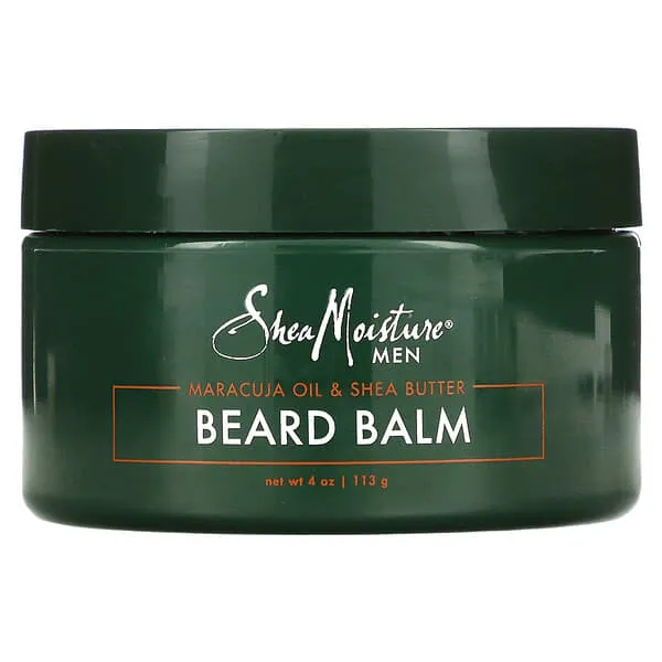 SheaMoisture Mens Skin Care, Beard Balm with Natural Ingredients, Shea Butter and Maracuja Oil to Shape, Smooth & Define Flawless Beard & Facial Hair (2 Pack – 4 Oz Ea)