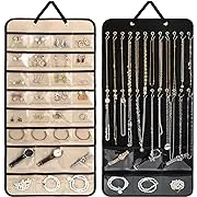 Lolalet Hanging Jewelry Organizer Necklace Hanger Christmas Gifts for Women Girls ...