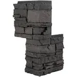 GenStone Iron Ore Outside Corner Stacked Stone G2SSIOC