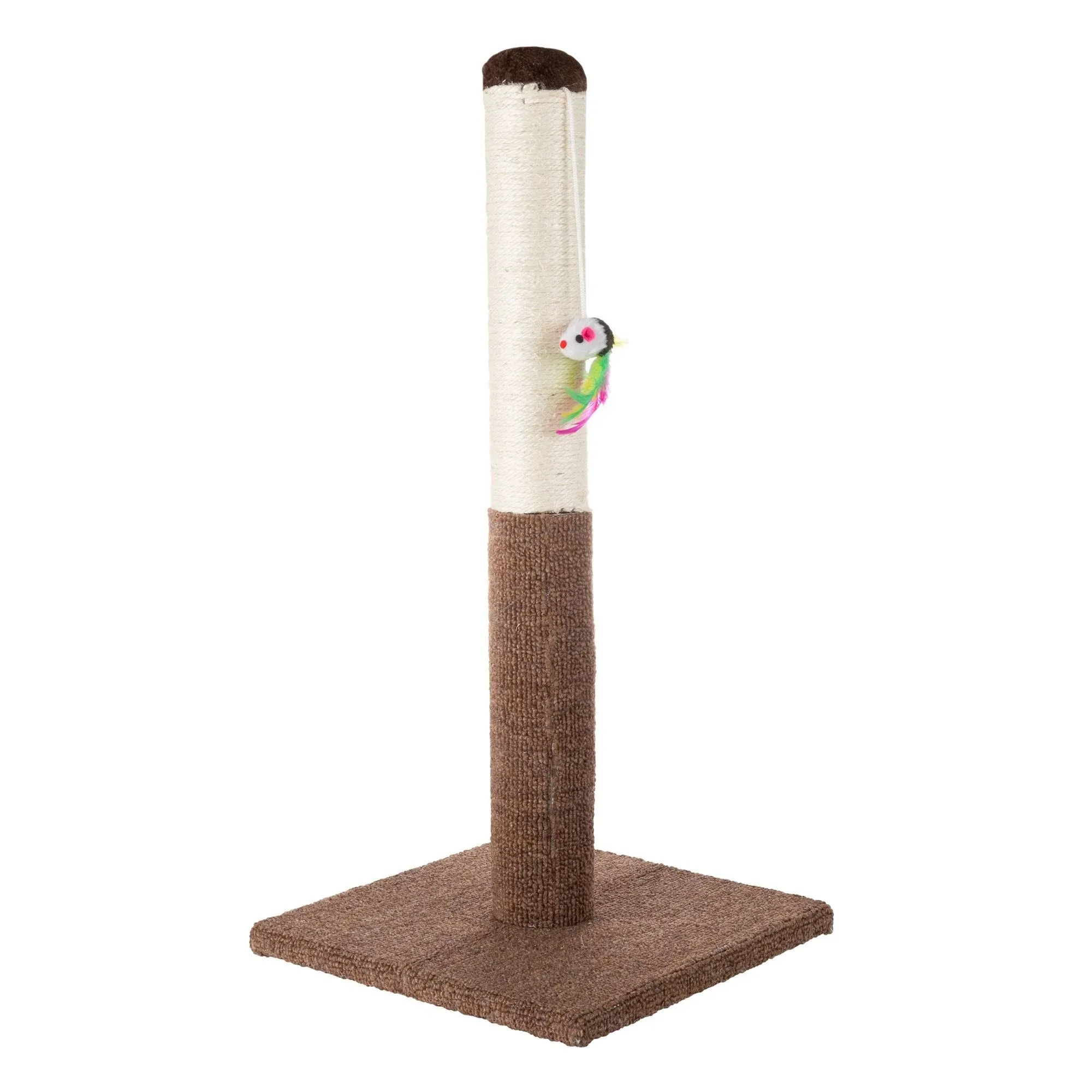 PETMAKER Cat Scratching Post - Tall Scratcher for Cats and Kittens with Sisal 