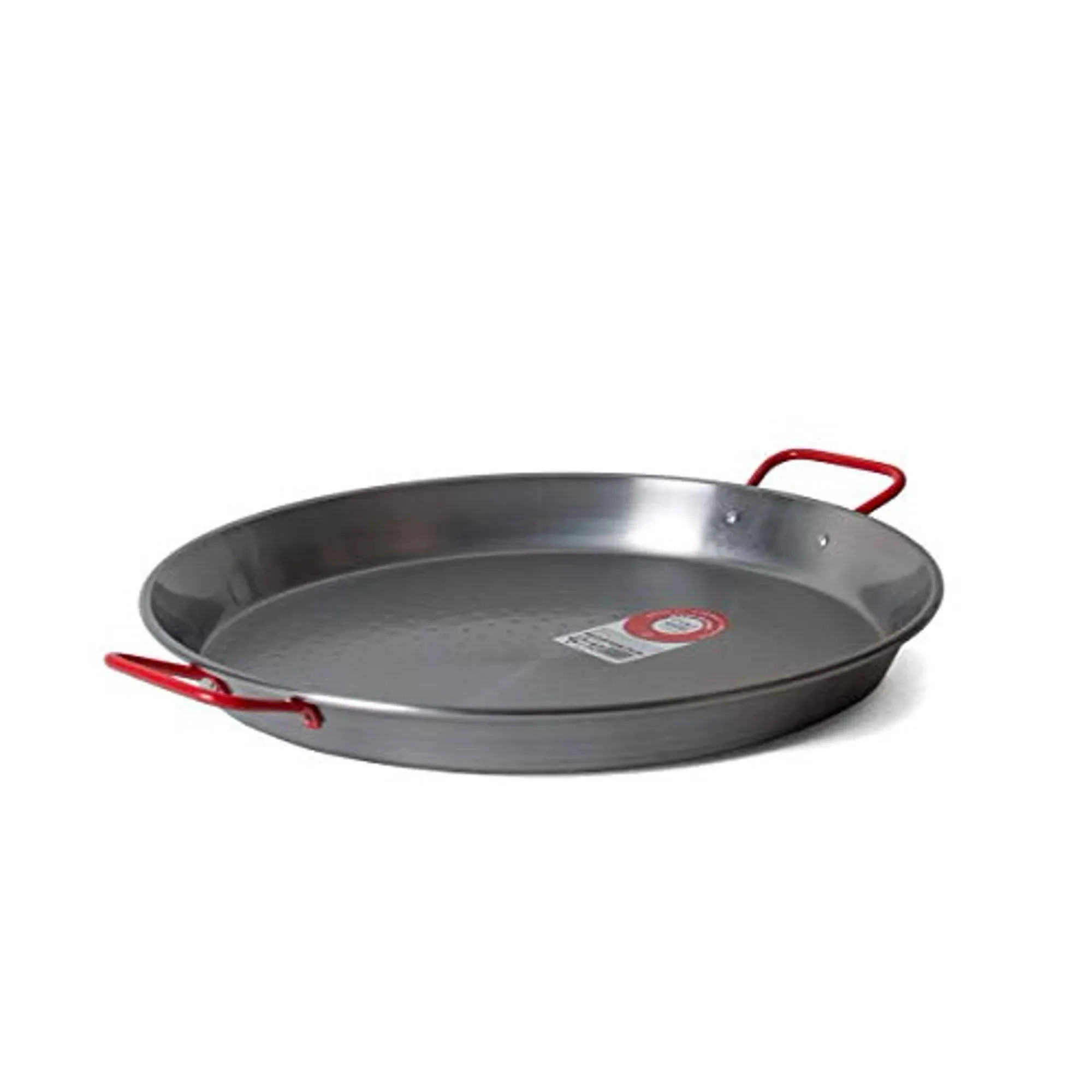 Garcima 15-inch Carbon Steel Paella Pan 38cm, Silver