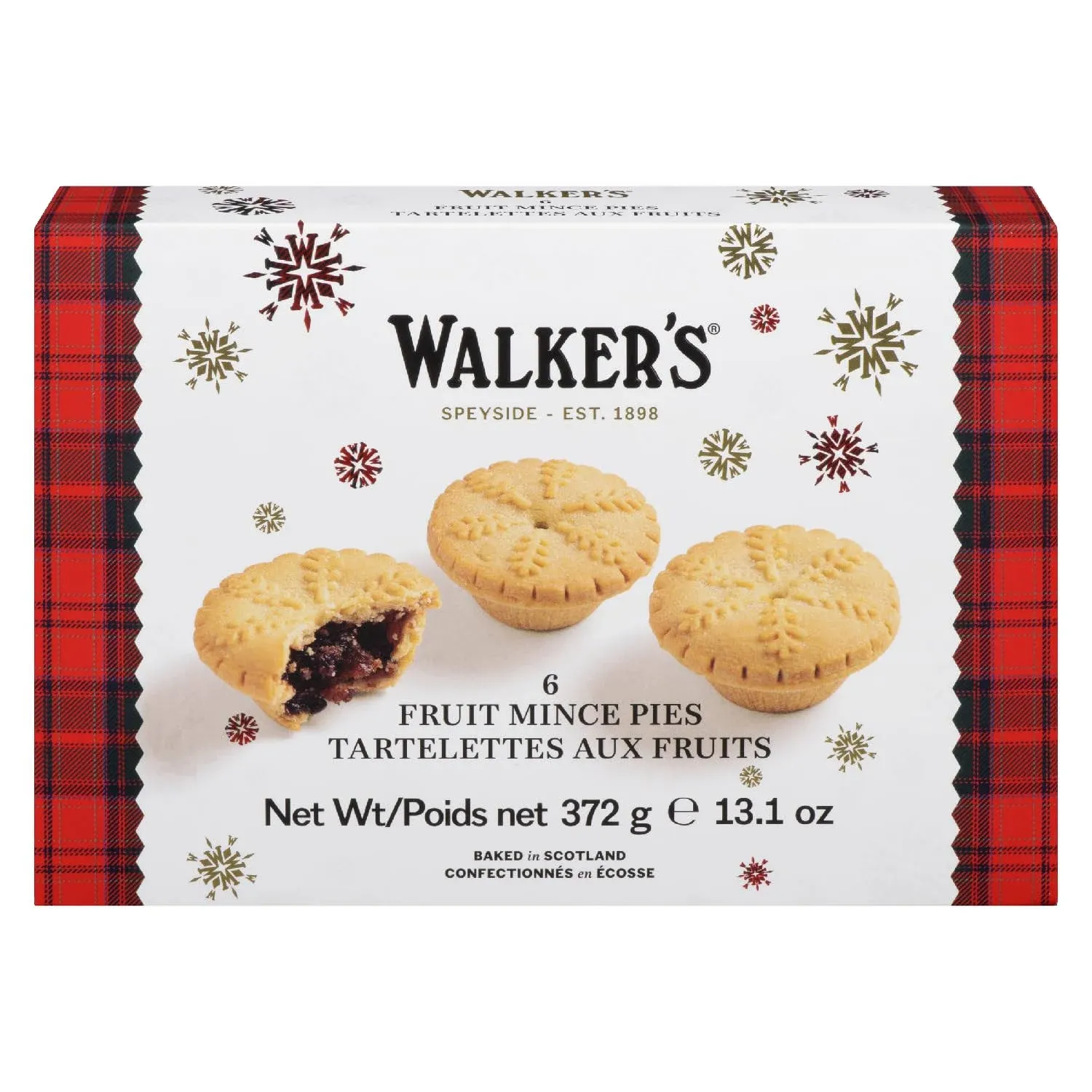 Walker's Luxury Mince Pies 6pk 372g