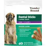 Amazon Brand Wonder Bound Chicken Flavor Dental Sticks